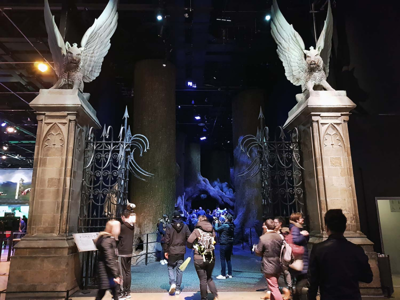 Entrance to the Forbidden Forest at Harry Potter Studio Tour