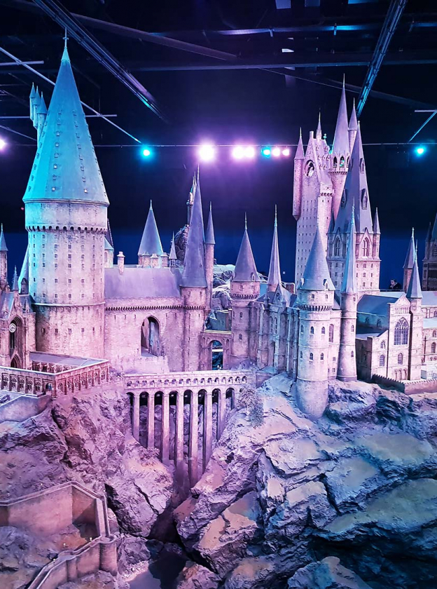 Hogwarts model at Harry Potter Studio Tour