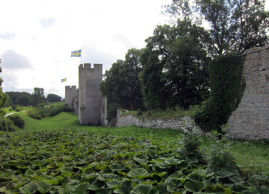medieval wall around the town of Visby, Gotland
