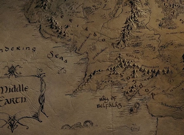 Middle-earth map